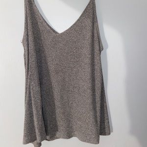Grey knitted tank top from forever 21
